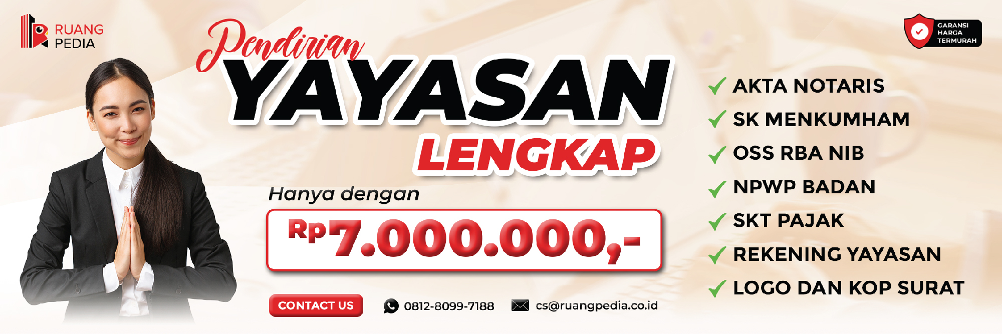 Pendirian Yayasan Lengkap
